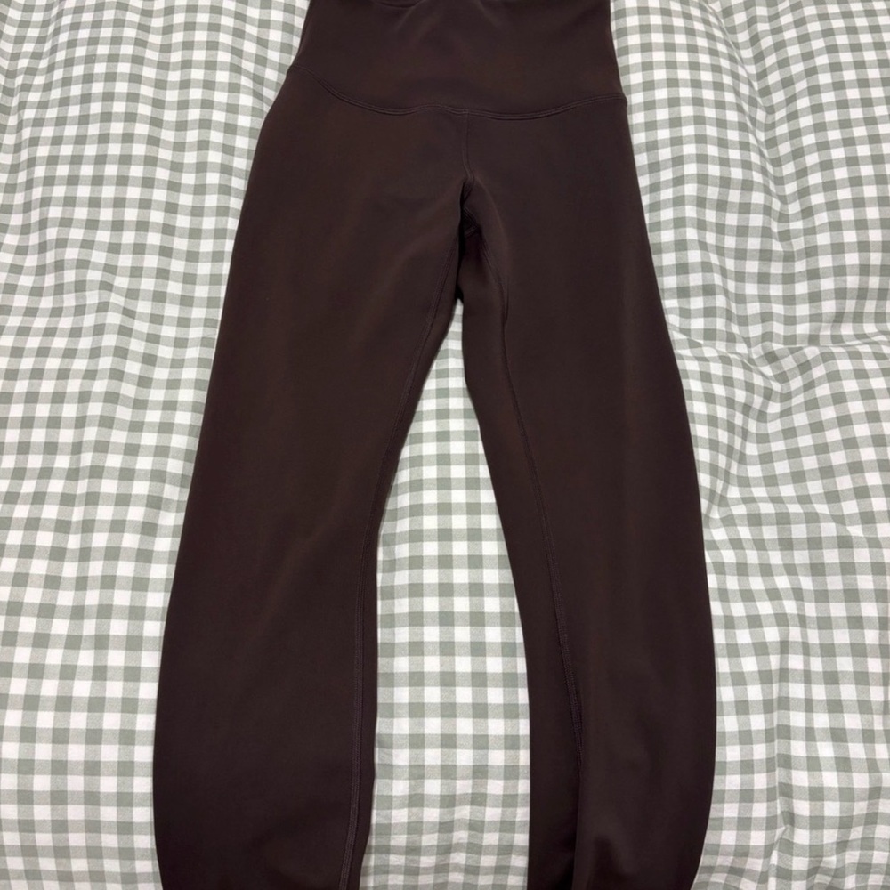NEW Lululemon espresso Wunder Train High-Rise Tight 28"